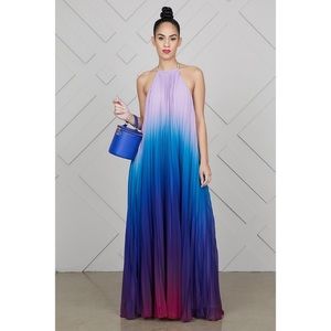 Purple and blue dress, size M